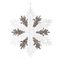 Изделие декоративное подвесное "Снежинка", L26 W0,5 H30 см, 3в.