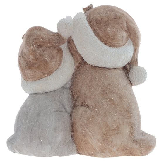 Фигурка декоративная с подсветкой &quot;Собачки&quot;(3хААА, н/п), L39 W23 H39 см