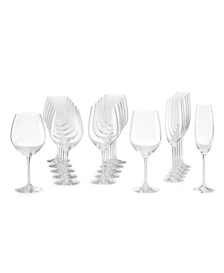 Tuscany Classics Assorted Stemmed Glasses, Set of 18