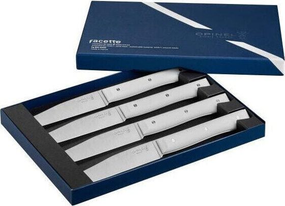 Opinel Opinel Table Knives Facette Set of 4 white