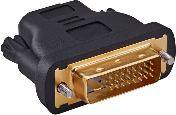 Адаптер Buro DVI-D(m) - HDMI(f) черный (BHP RET ADA_HDMI-DVI)