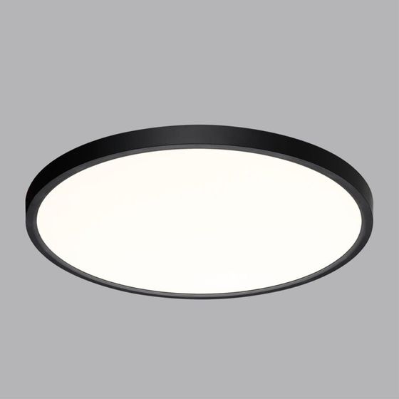 Светильник настенно-потолочный Sonex. Alfa black, 40Вт, Led, 25х495х495 мм, цвет белый, чёрный