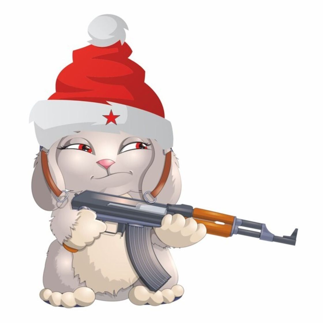 Кролик с оружием