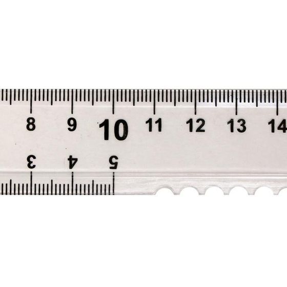 !Линейка 20 см Calligrata пластиковая, микс (5 штук)!