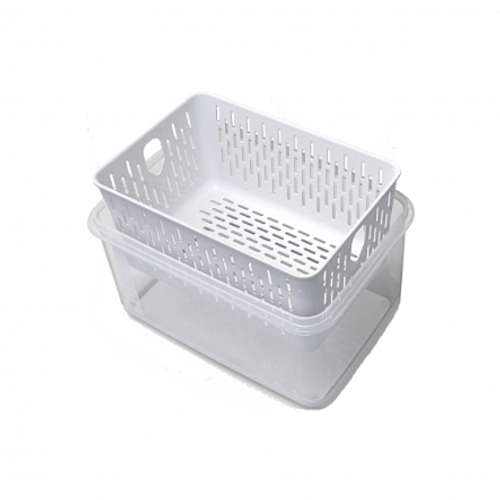 Контейнер с сеткой ЭКСТРА ЛОК BRIGHT L 3.3л