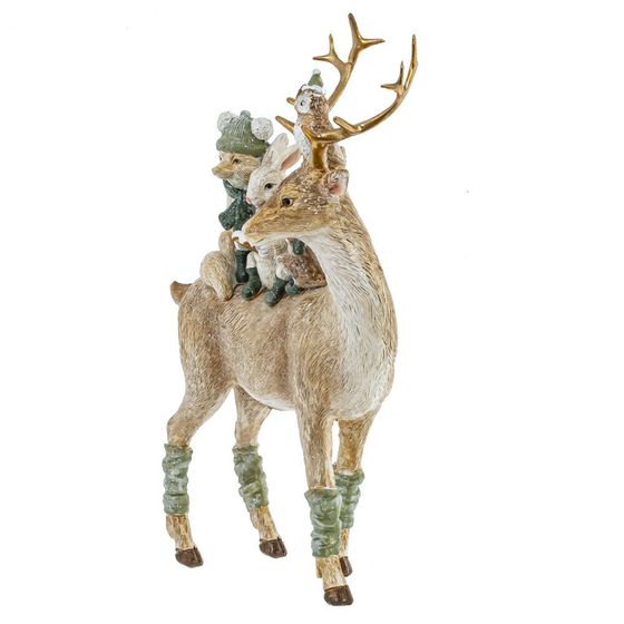 Фигурка декоративная "Олень", L19 W7 H25 см
