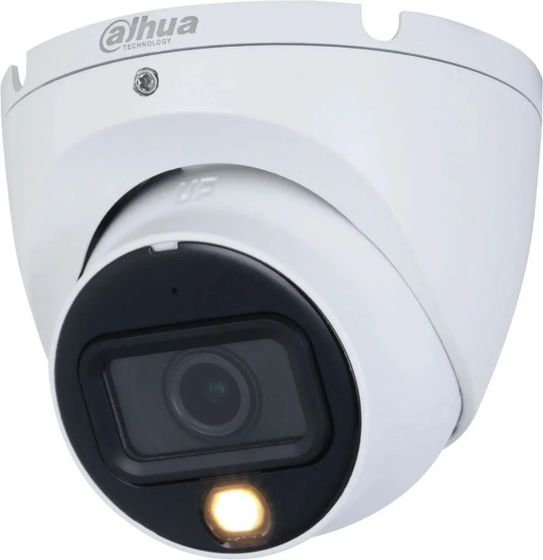 Камера аналоговая Dahua DH-HAC-HDW1500TLMP-IL-A-0360B-S2 3.6-3.6мм HD-CVI HD-TVI цв. корп.:белый (DH-HAC-HDW1500TLMP-IL-A-0360B)