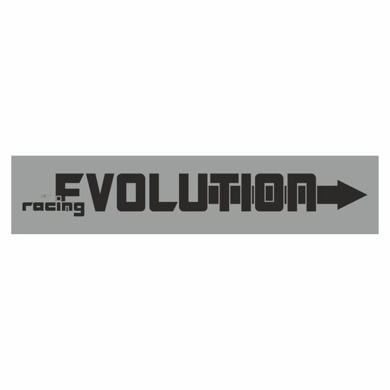 Полоса на лобовое стекло &quot;EVOLUTION&quot;, серебро, 1220 х 270 мм