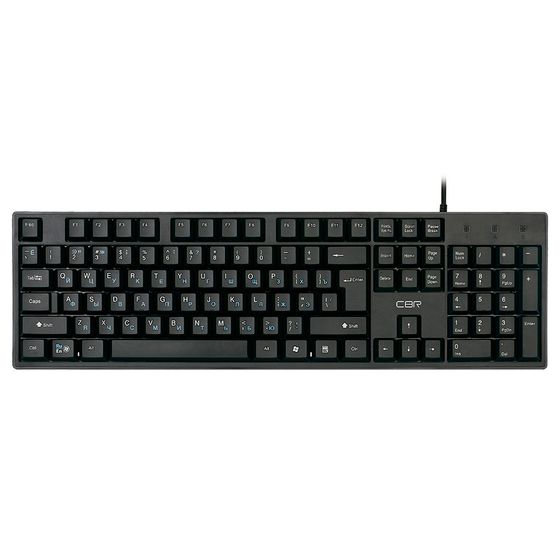 Клавиатура CBR KB 112 проводная USB черный