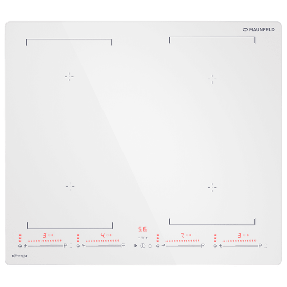 Индукционная варочная панель Maunfeld CVI604SBEXWH Inverter, белый
