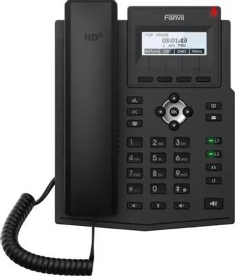 Телефон IP Fanvil X1SP черный