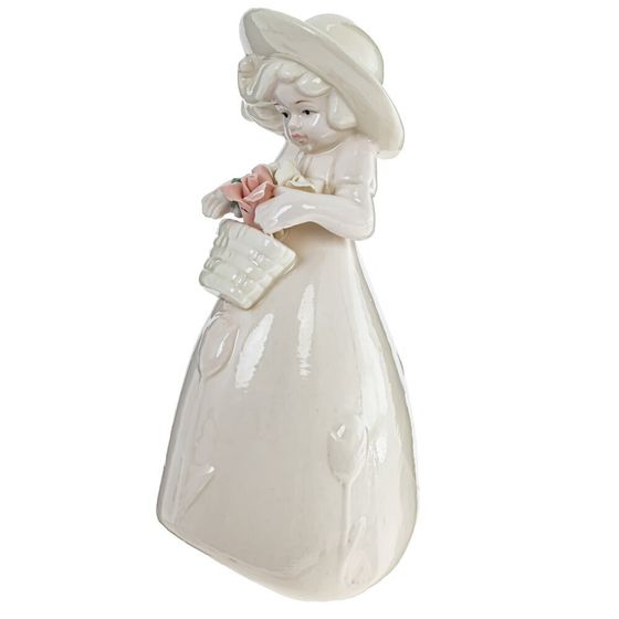 Фигурка декоративная &quot;Девочка с цветами&quot;, Д8 Ш7 В15 см