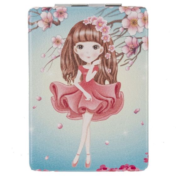 Зеркало карманное, Д6 Ш8,5 В1 см, 4в.