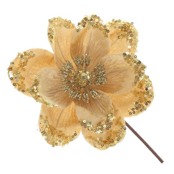 Цветок искусственный &quot;Магнолия&quot;, L15 W15 H25 см, 5в.