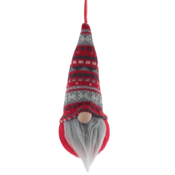 Игрушка набивная подвесная &quot;Гном&quot; (3xLR44), L7 W7 H19 см, 4в.