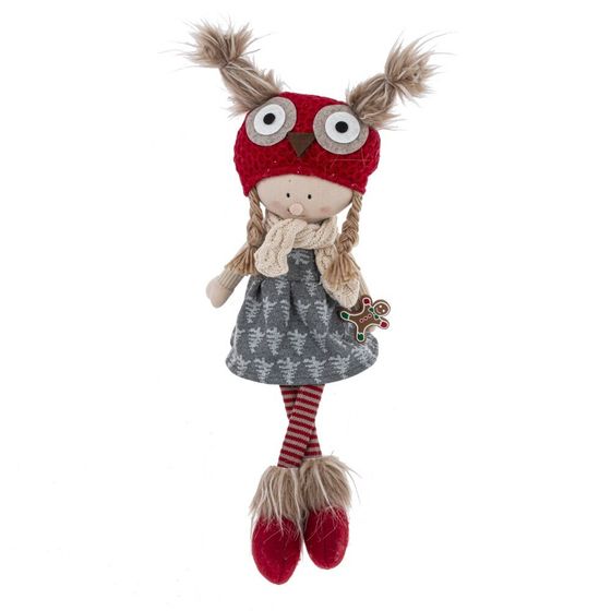 Игрушка набивная &quot;Девочка&quot;, L15 W11 H70/29 см, 2в.