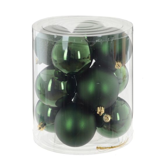 Набор из 12шт Украшение новогоднее &quot;Шар&quot;, D 9 см, L19,5 W19,5 H21 см