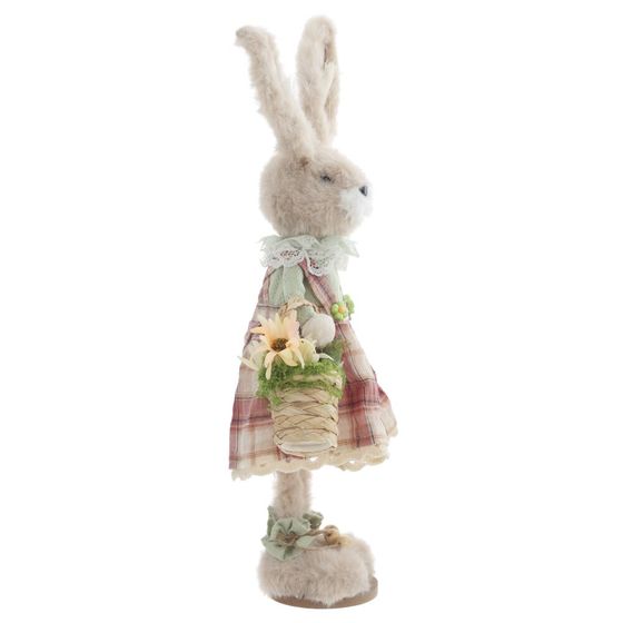 Фигурка декоративная "Зайка", L11 W10 H42 см