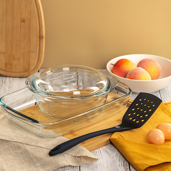 Набор посуды для запекания и выпечки 3пр с лопаткой LUNAR