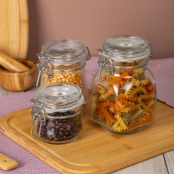 Набор банок 2шт 0.25л с бугельным замком