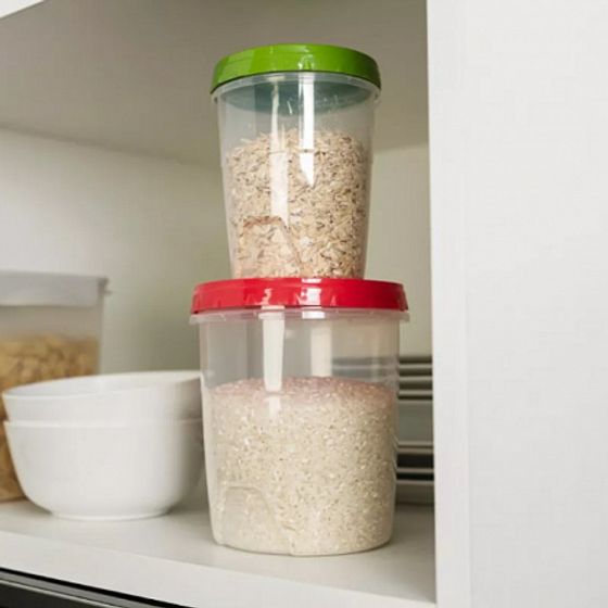 Набор банок 2шт 1.3л  0.6л с закручевающей крышкой