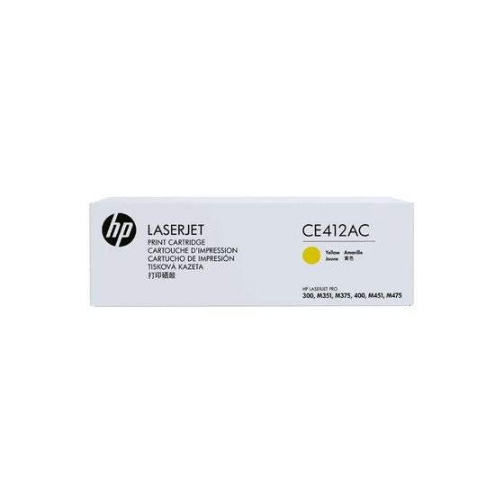 Картридж лазерный HP Картридж CE412AC 305A желтый (2600 стр) (белая корпоративная коробка)