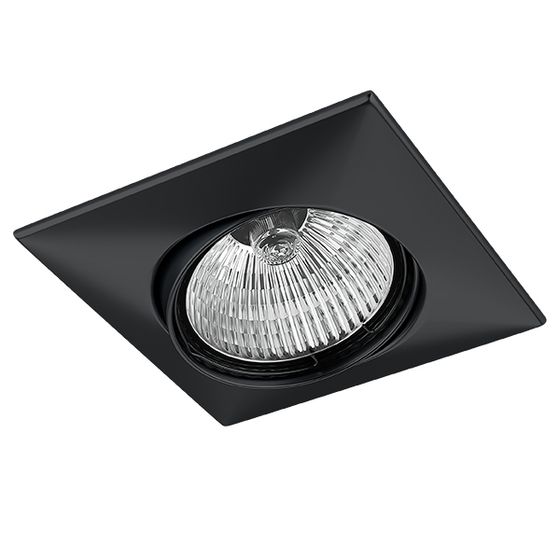011037 Светильник LEGA QUA ADJ MR16/HP16 ЧЕРНЫЙ