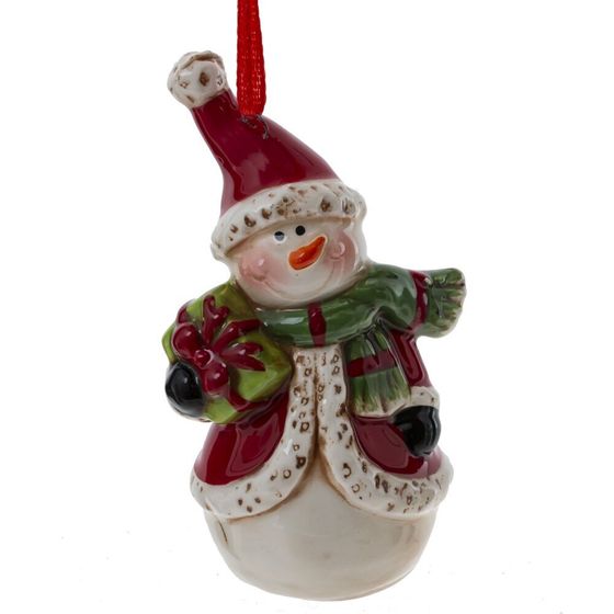 Изделие декоративное подвесное &quot;Сапог/Мишка/Олень/Снеговик&quot;, L6 W3,5 H8 см, 4в.