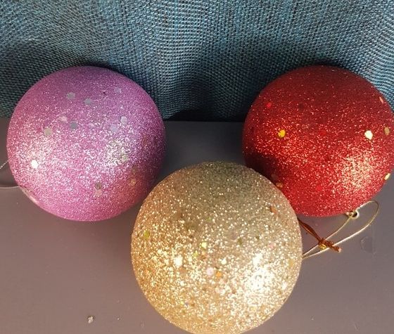 !09 НАБОР ЕЛОЧНЫХ ШАРОВ(НАБОР 6 ШТУК) &quot;АФРИКА&quot; 8 СМ., ЦВЕТ МИКС