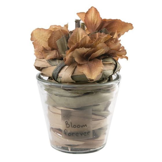 !09 Декоративная композиция Оранжевая, 12,5x12,5x18 см.