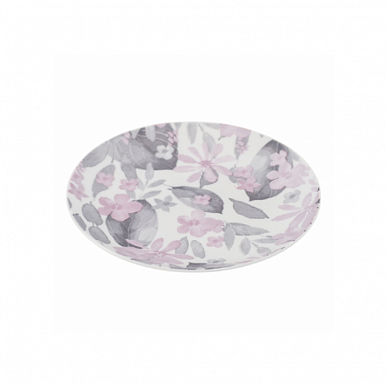 Тарелка десертная BLOOMING розовая 19см