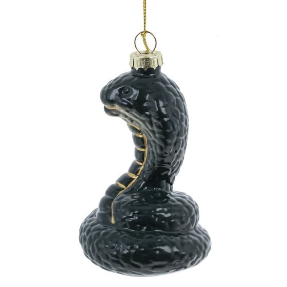 Украшение новогоднее &quot;Змея&quot;, L7 W6 H12 см, 4в.