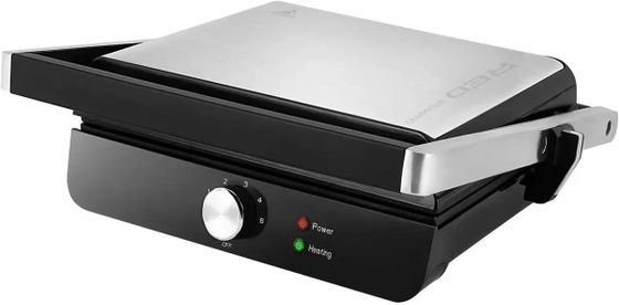 Электрогриль RED Solution RGM-M815 2000Вт черный/серебристый