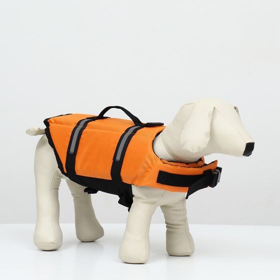 Спасательный жилет для собак 9-23 кг, размер M (ДС 30, ОГ 41-63, ОШ 40-48 см)