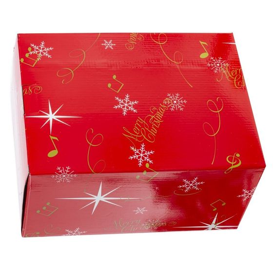 Фигурка декоративная &quot;Рождество&quot; (4 мелодии, подсвет, движ, 3xAA н/п, +USB), L29 W18 H23 см