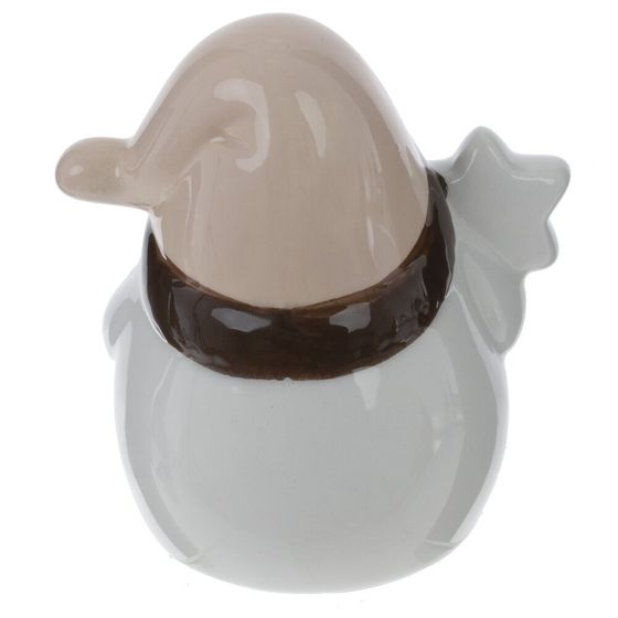 Фигурка декоративная подвесная "Снеговик", L3,5 W2,5 H6 см, 4в.