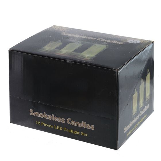 Изделие декоративное &quot;Свеча&quot; (подсветка, 3xLR54) L6 W6 H18 см