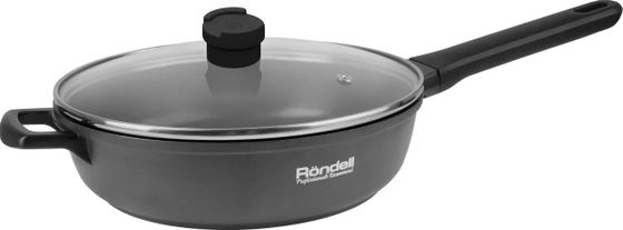 Сотейник Rondell Zorro RDA-1453 d=28см стек.кр графитовый