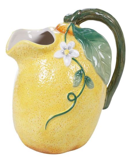 Citron 3-D Lemon Pitcher