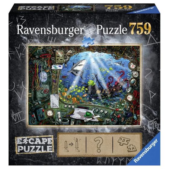 RAVENSBURGER Головоломка «Побег из подводной лодки» 795 деталей