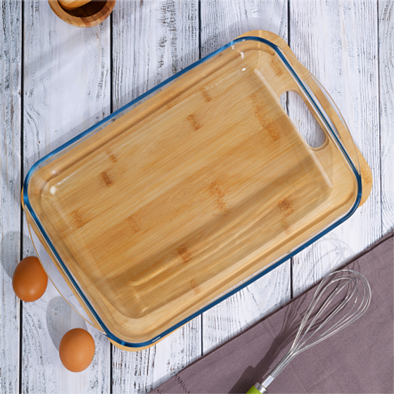 Прямоугольная форма с крышкой XL 4,5л 40х27х7см