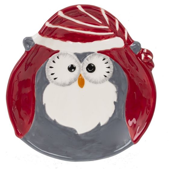 Тарелка &quot;Сова&quot;, L20 W19 H3 см