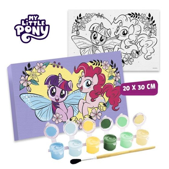 Картина по номерам для детей, 20х30 см, My Little Pony