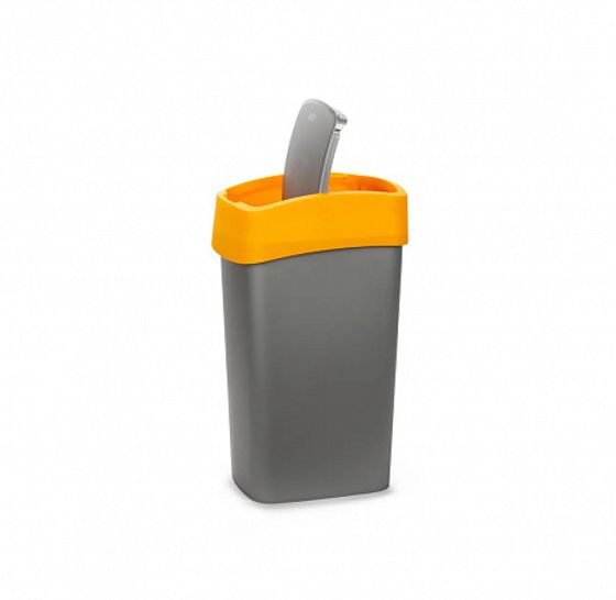 Контейнер для мусора FLIP BIN 9л оранжевый