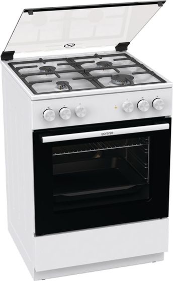 Плита комбинированная Gorenje GK6A20WF белый реш.чугун