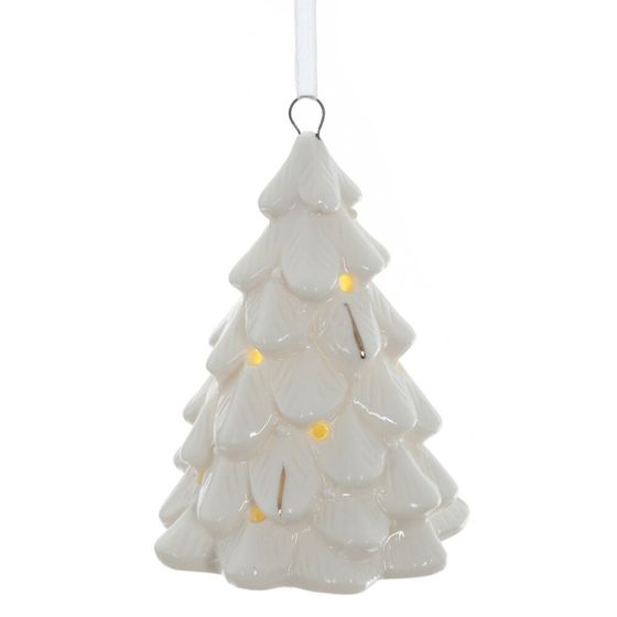 Фигурка декоративная подвесная "Елочка" с подсветкой (2хLR44), L5,5 W5,5 H8 см