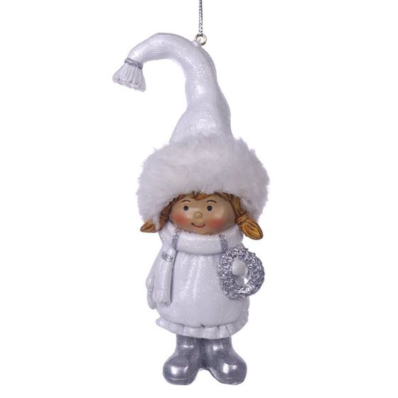 Фигурка декоративная подвесная "Дети",  L6 W5 H13 см, 2в.