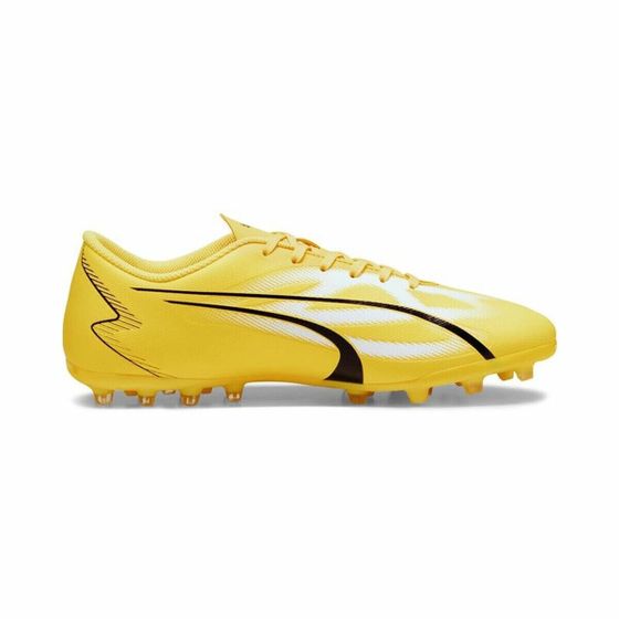 Футбольные бутсы Puma Ultra Play MG желтые для взрослых