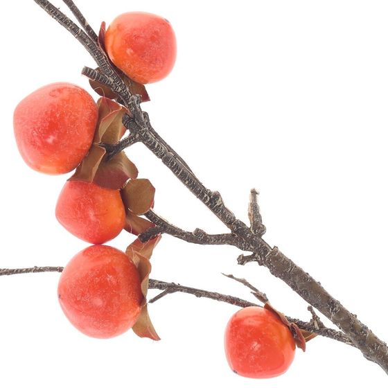 Ветка искусственная &quot;Хурма&quot;, L14 W8 H44 см, 2в.