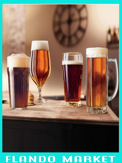 Набор стаканов ВРЕМЯ ДЕГУСТАЦИЙ КРАФТ БИР без декора 4шт